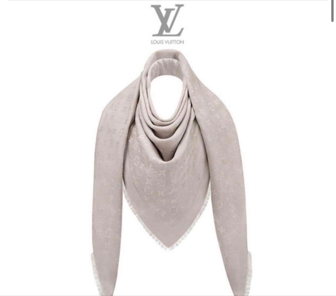 【最終値下げ】LOUIS VITTON ショール モノグラム グレージュ