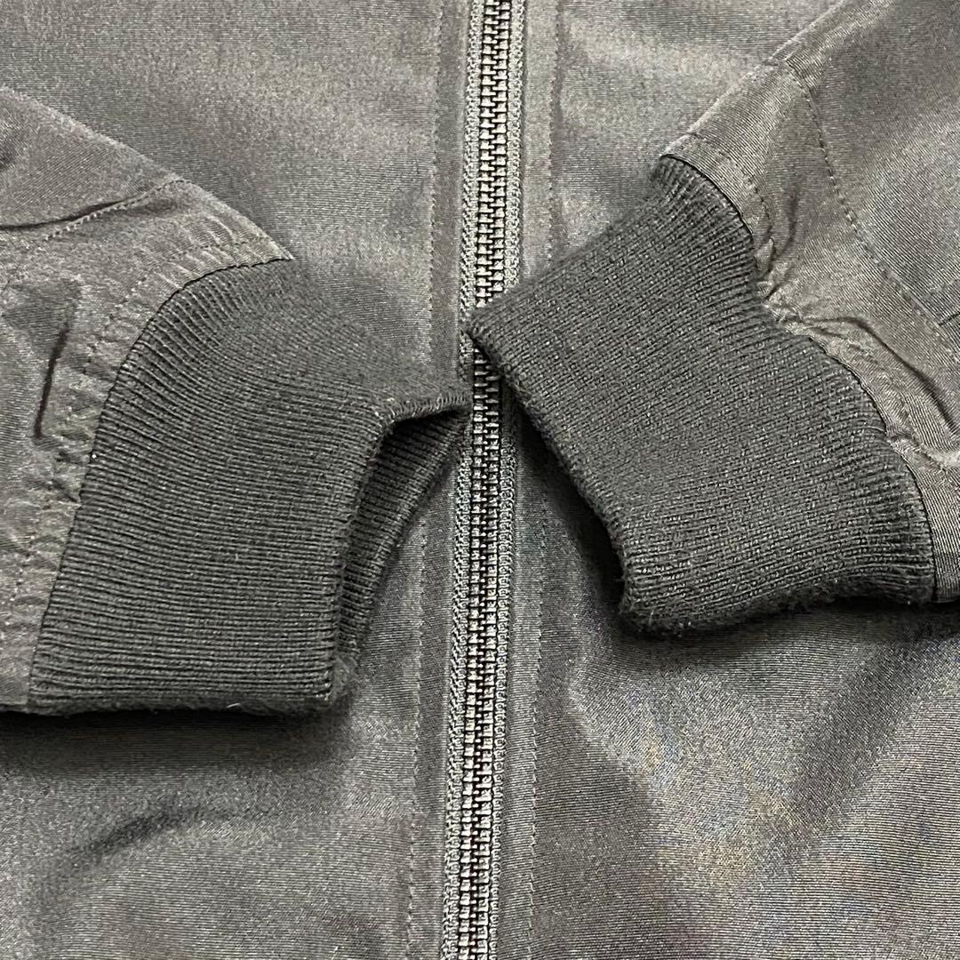 美品vanson cottons MA-1フライトジャケット ブラック バイカー