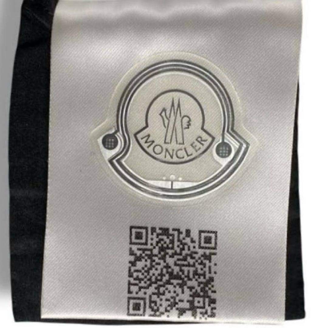美品 MONCLER ロゴ ワッペン フリル 異素材 カーディガン アウター