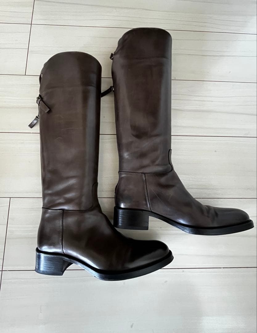 ★美品★SARTORE ロングブーツ　SR2200ダークグレー　37