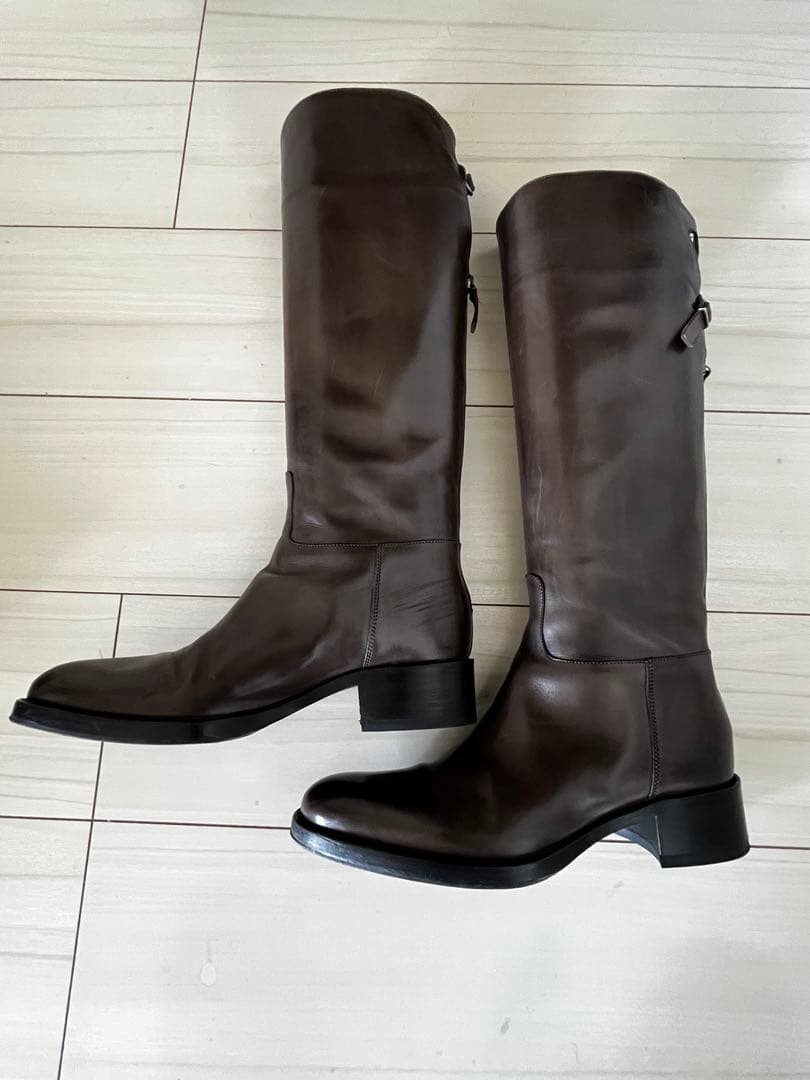 ★美品★SARTORE ロングブーツ　SR2200ダークグレー　37