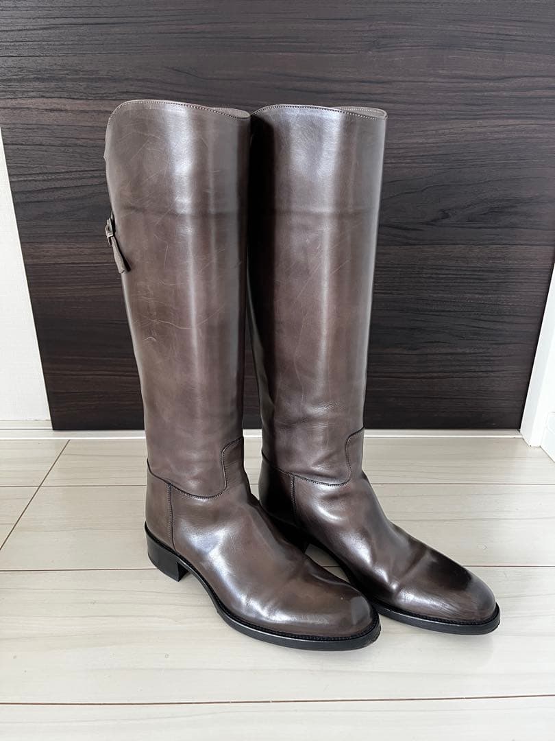 ★美品★SARTORE ロングブーツ　SR2200ダークグレー　37