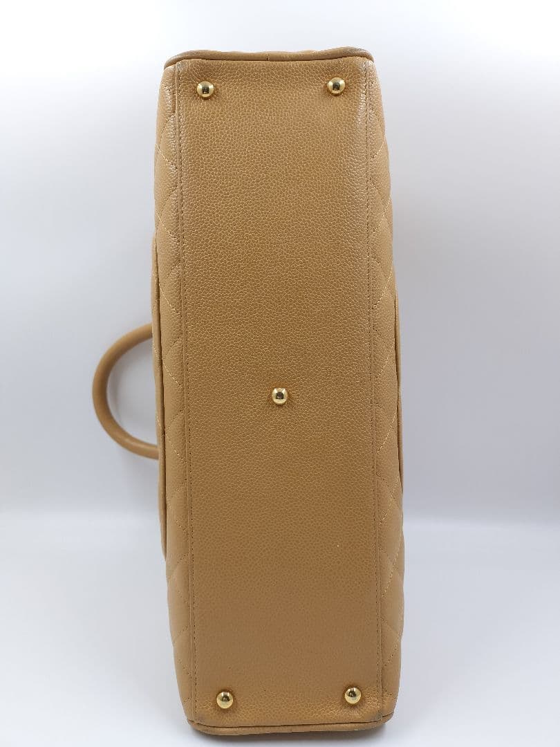 き*ら様 正規品　CHANEL キャビアスキン ココマーク ボストンバック　シャ