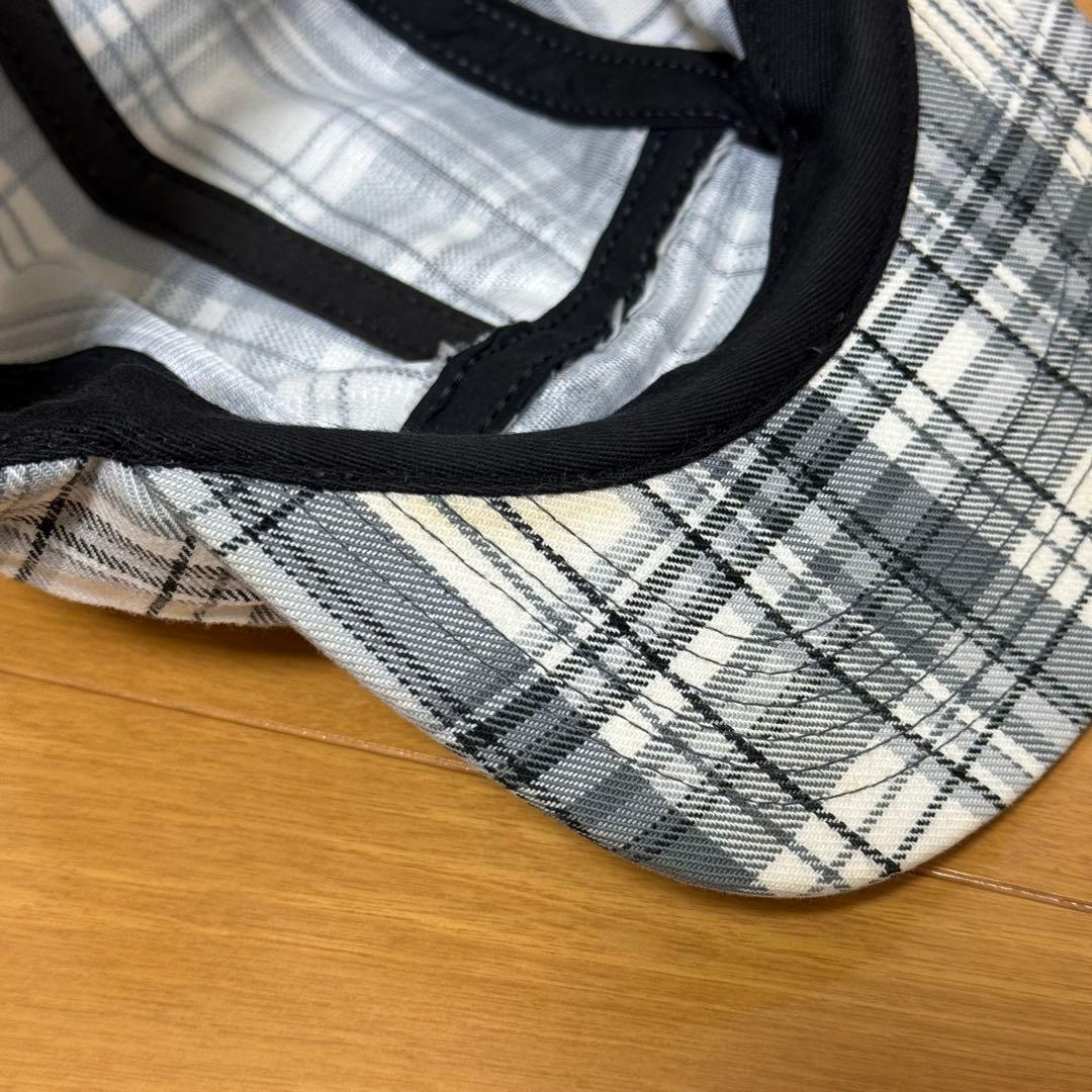 Supreme Big Plaid Camp Cap ブラック 09ss