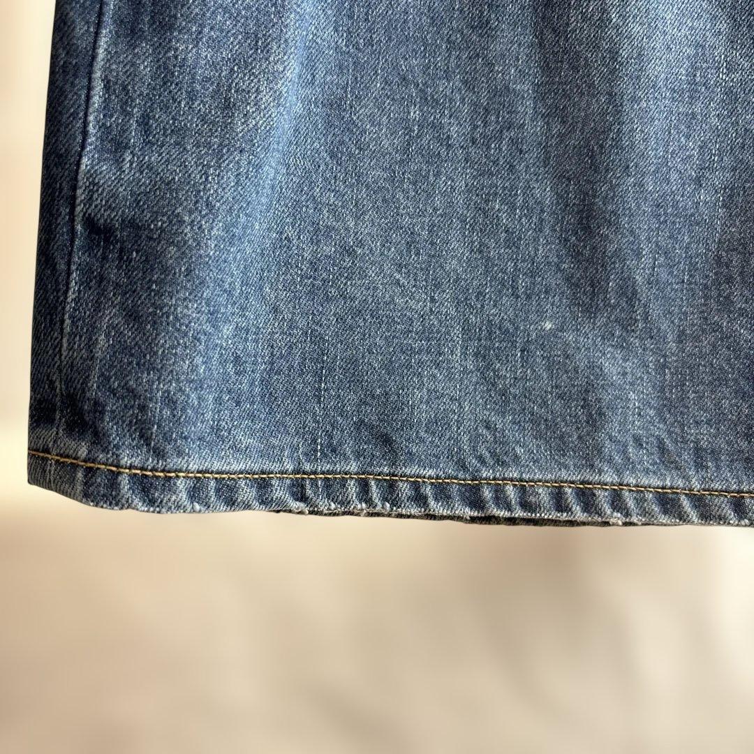 DRAWER ドゥロワー ブリーチデニム5Pドロストパンツ 34
