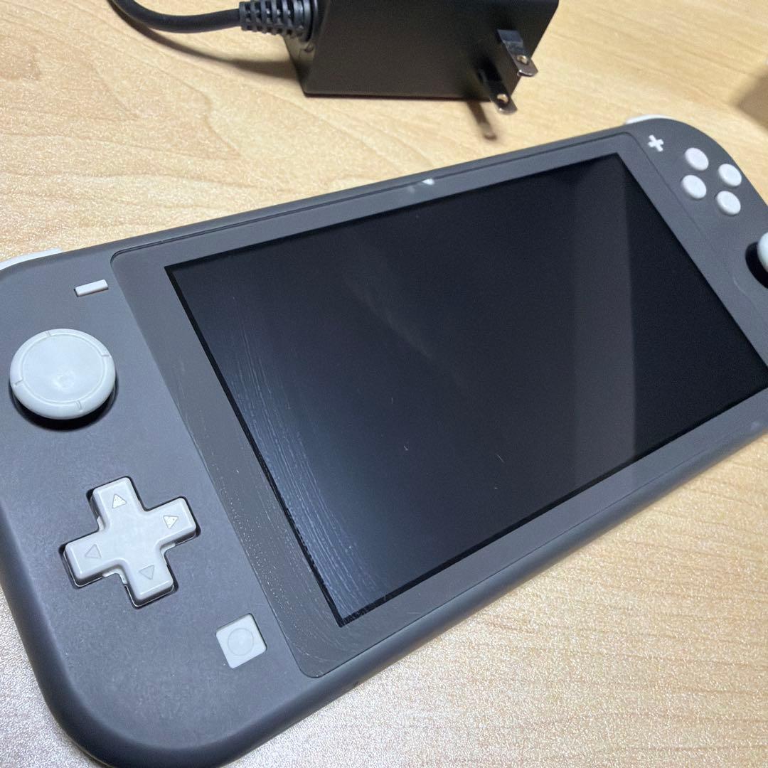 【ジャンク】Nintendo Switch Lite グレー 充電器付き