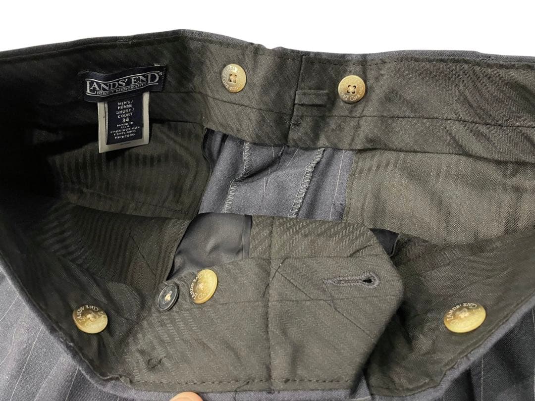 新品 USA製 90s LAND'S END スーツ セットアップ 上下