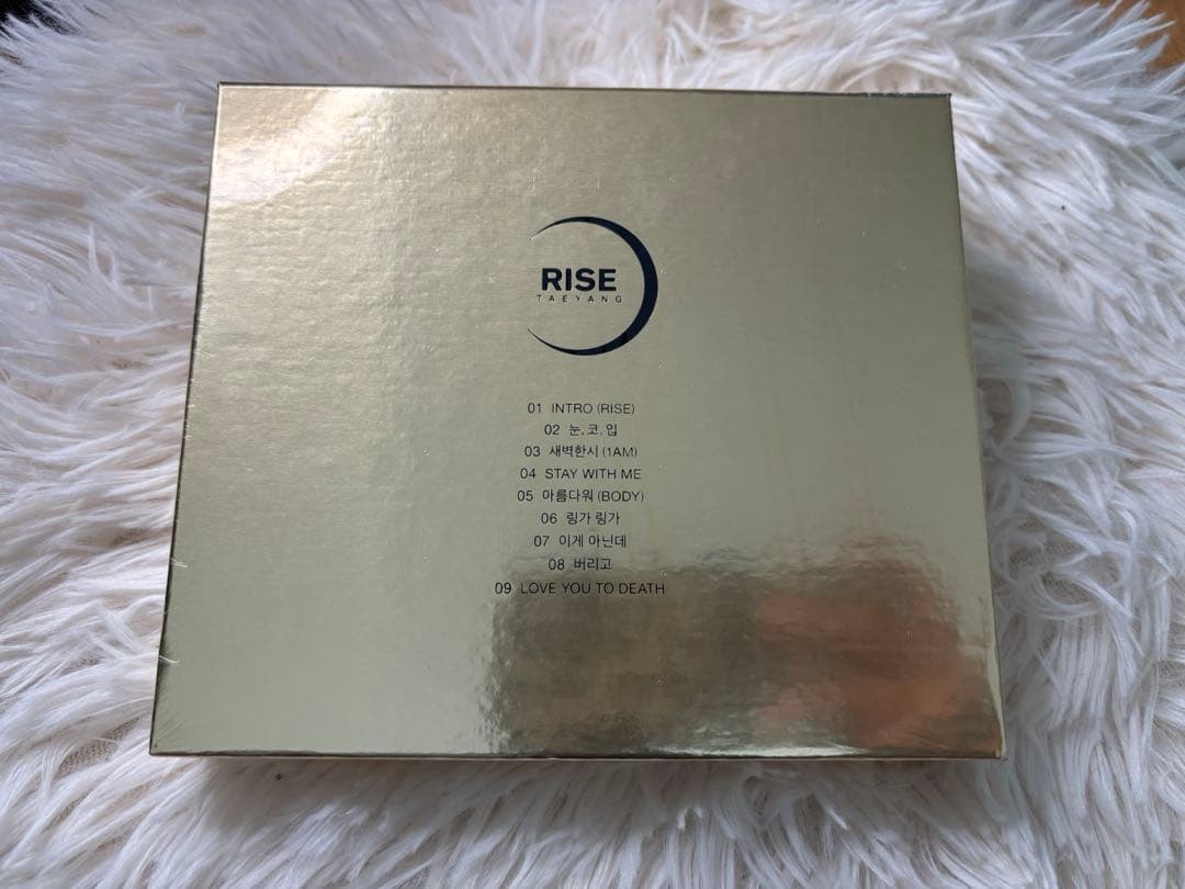 TAEYANG 2ND ALBUM RISE 韓国版 数量限定