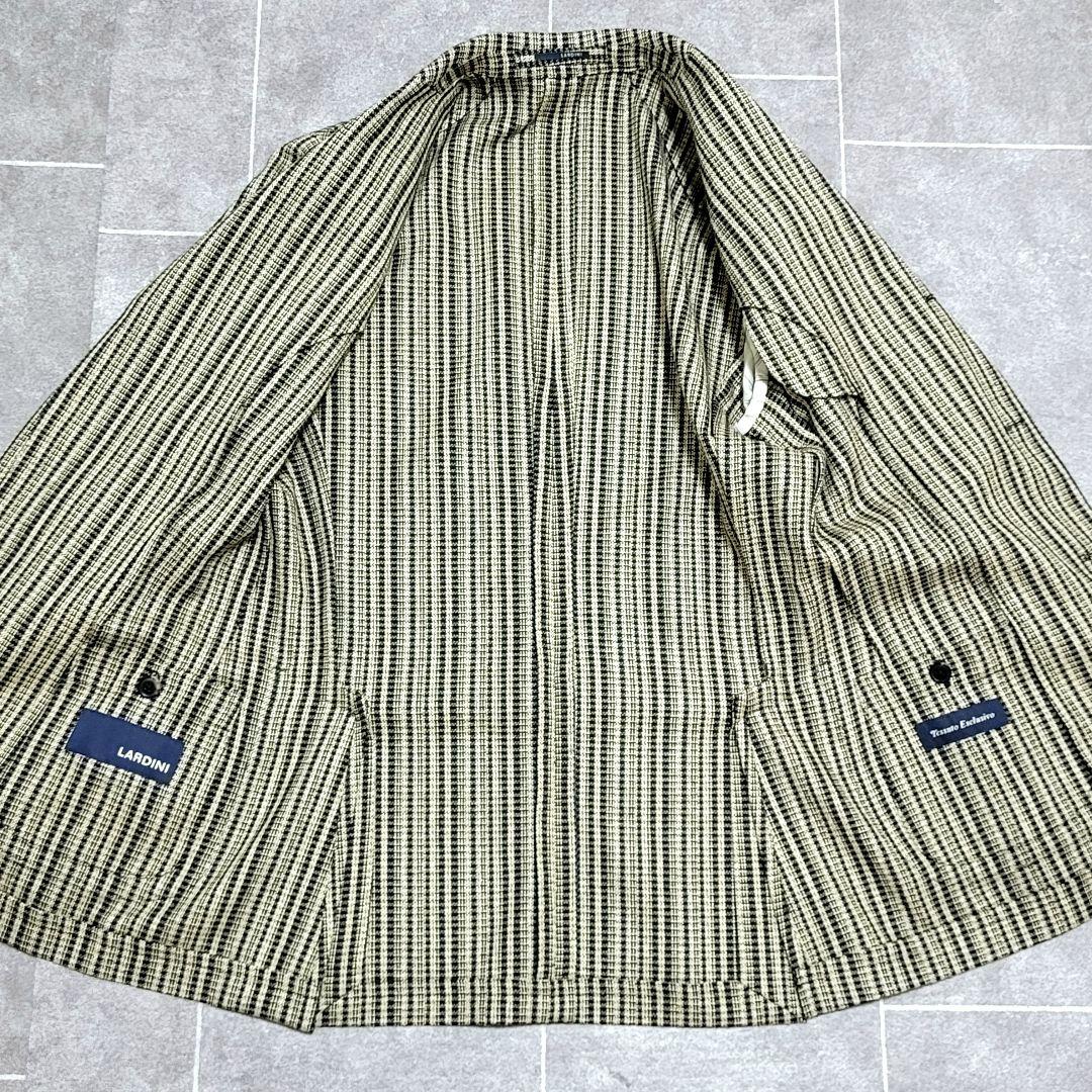 ★Kofb様 LARDINI 春夏 シルク テーラードジャケット 44