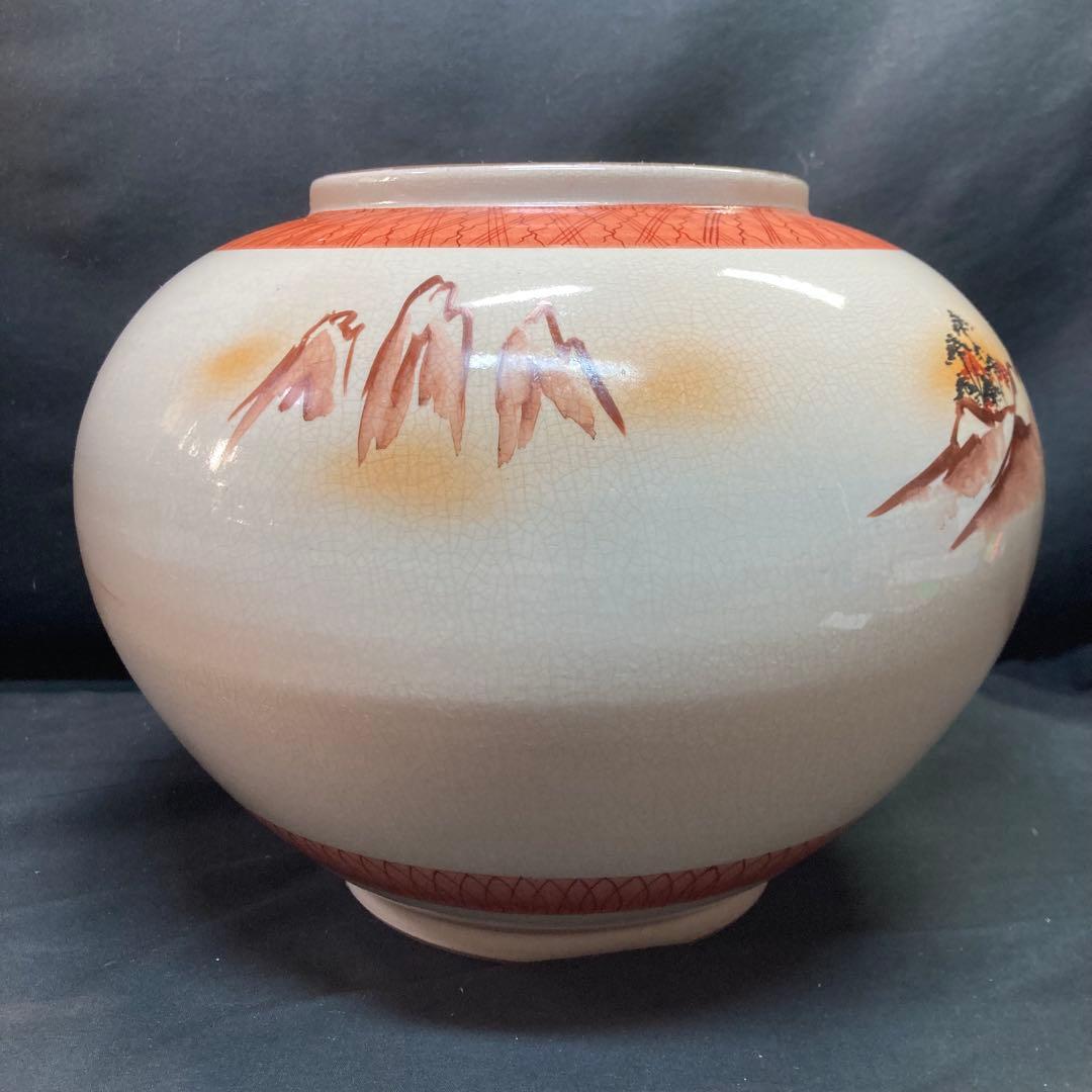 【美品】九谷焼 南仙 飾り壺