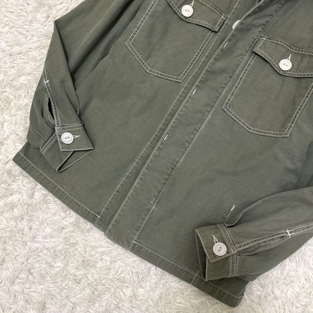 MADISONBLUE バックサテン ワークジャケットSIZE 00