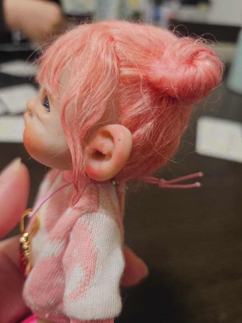 ふ*。様 ooak 創作人形 【可愛い苺ちゃん】創作ヘッド 樹脂粘土ベビー