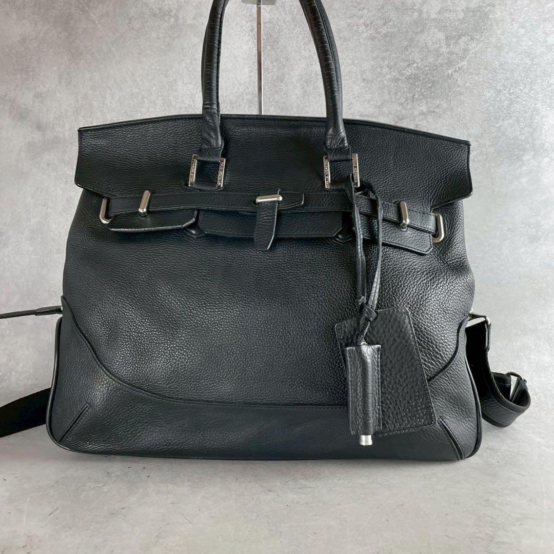 良品 PELLE MORBIDA メイデン ヴォヤージュ　2way ボストン 黒
