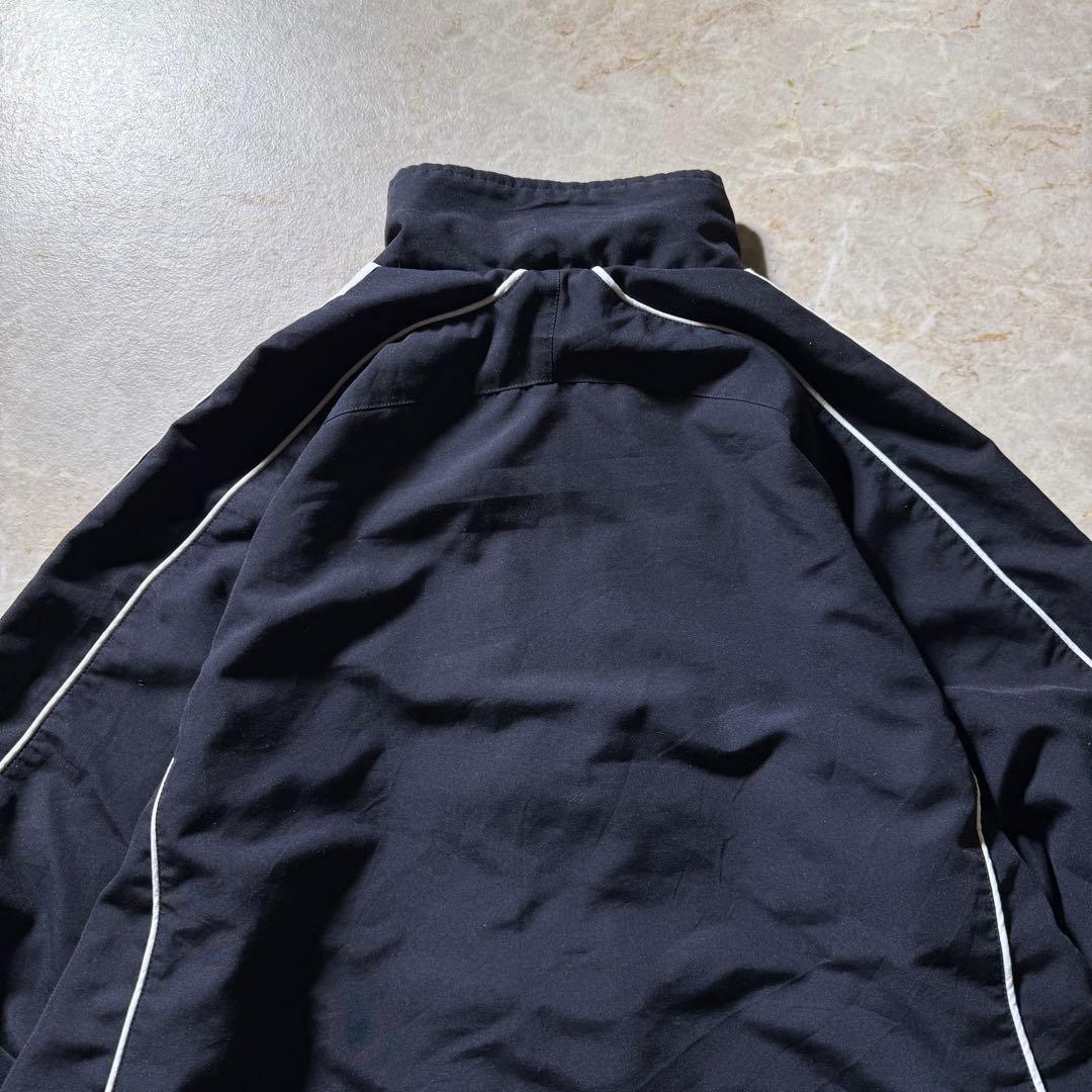 00s adidasトラックジャケット古着ブラックM当時物unisex短丈希少