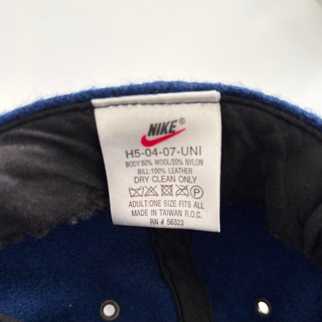 専用【90s】NIKE ウール レザー ベースボールキャップ