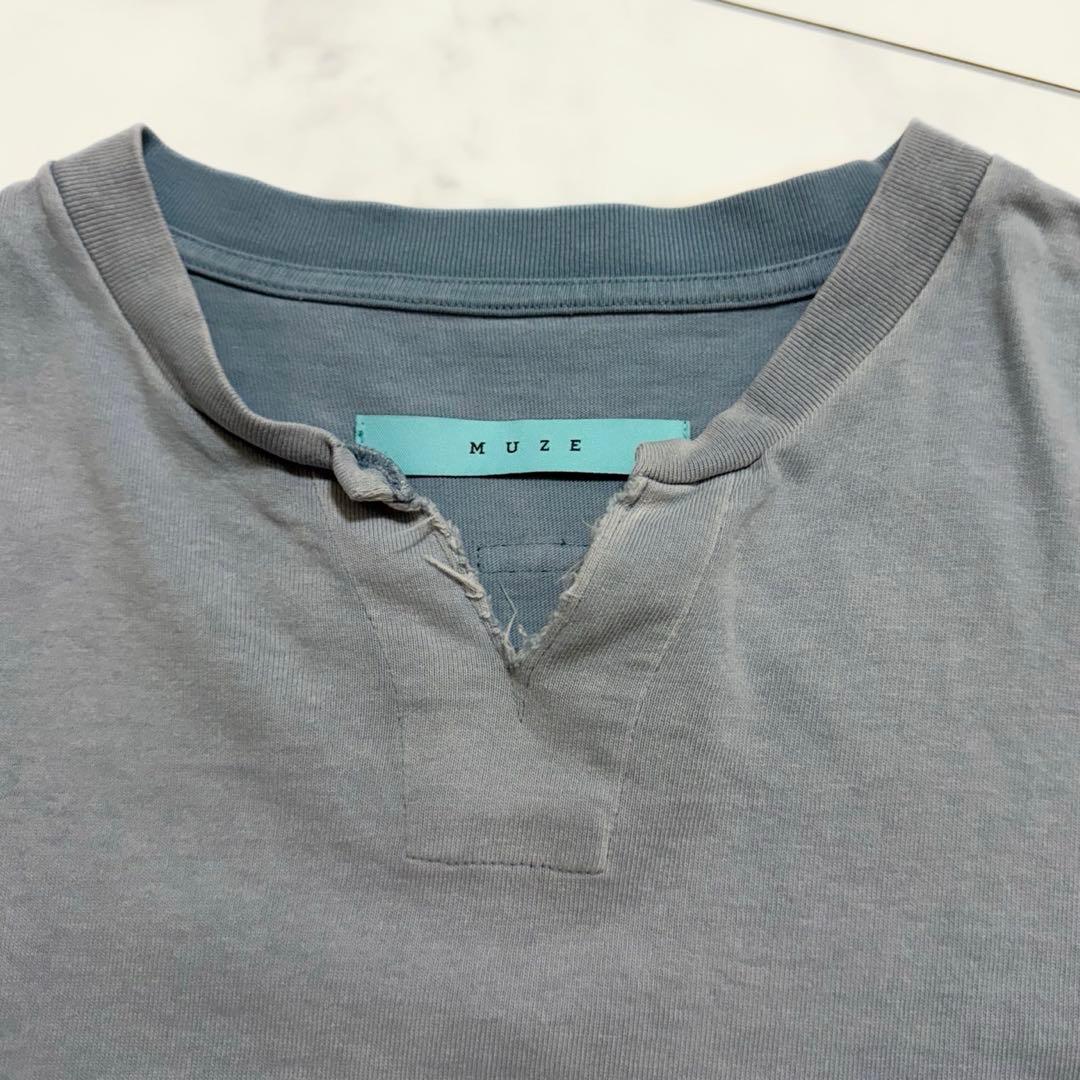 Lucas.co weekend ミューズ サンフェード スキッパー Tシャツ
