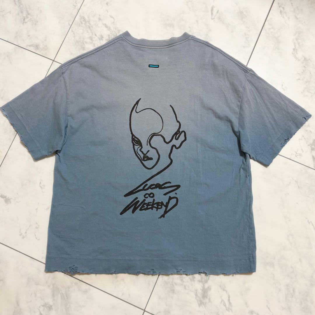 Lucas.co weekend ミューズ サンフェード スキッパー Tシャツ