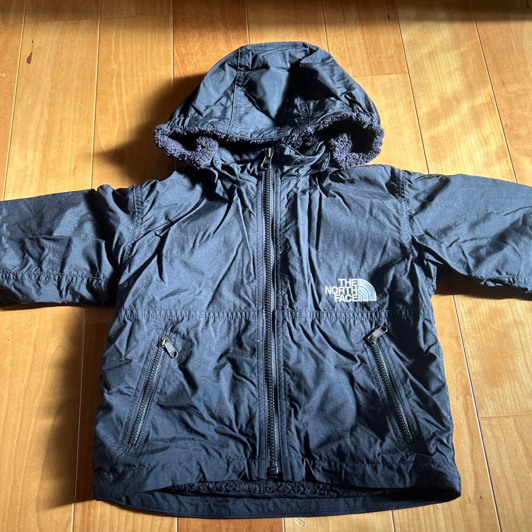 THE NORTH FACE フード付きジャケット 黒　90cm