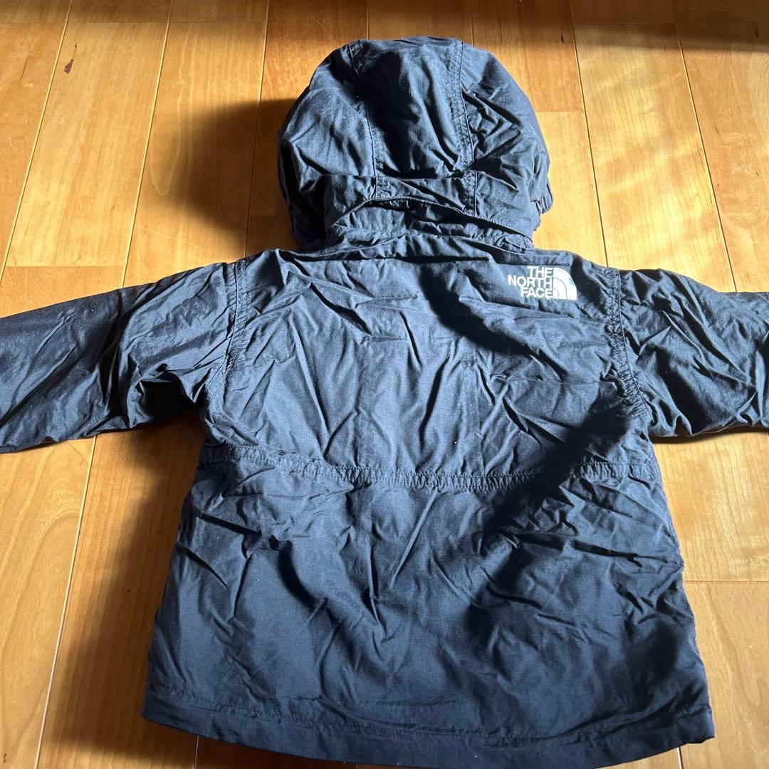 THE NORTH FACE フード付きジャケット 黒　90cm