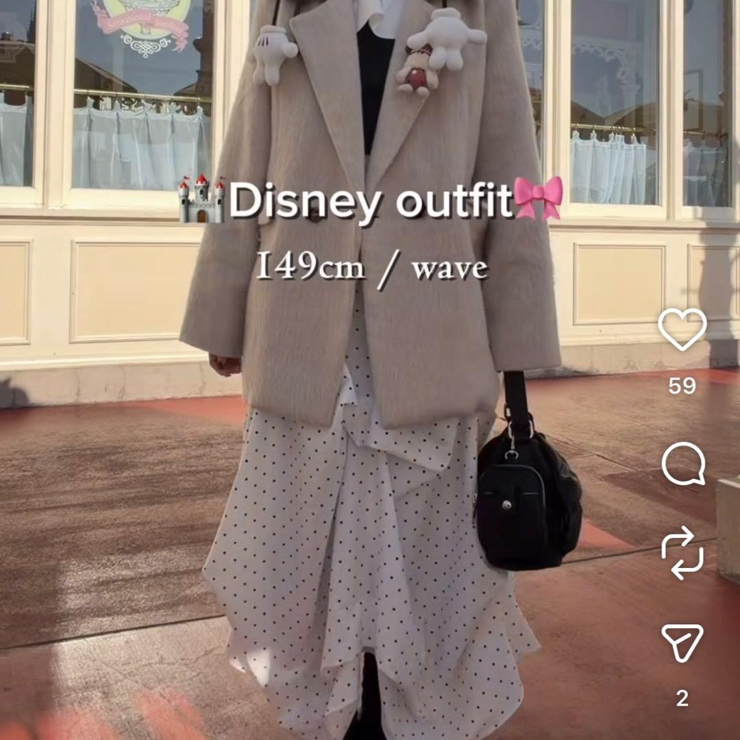 タックデザインスカート
