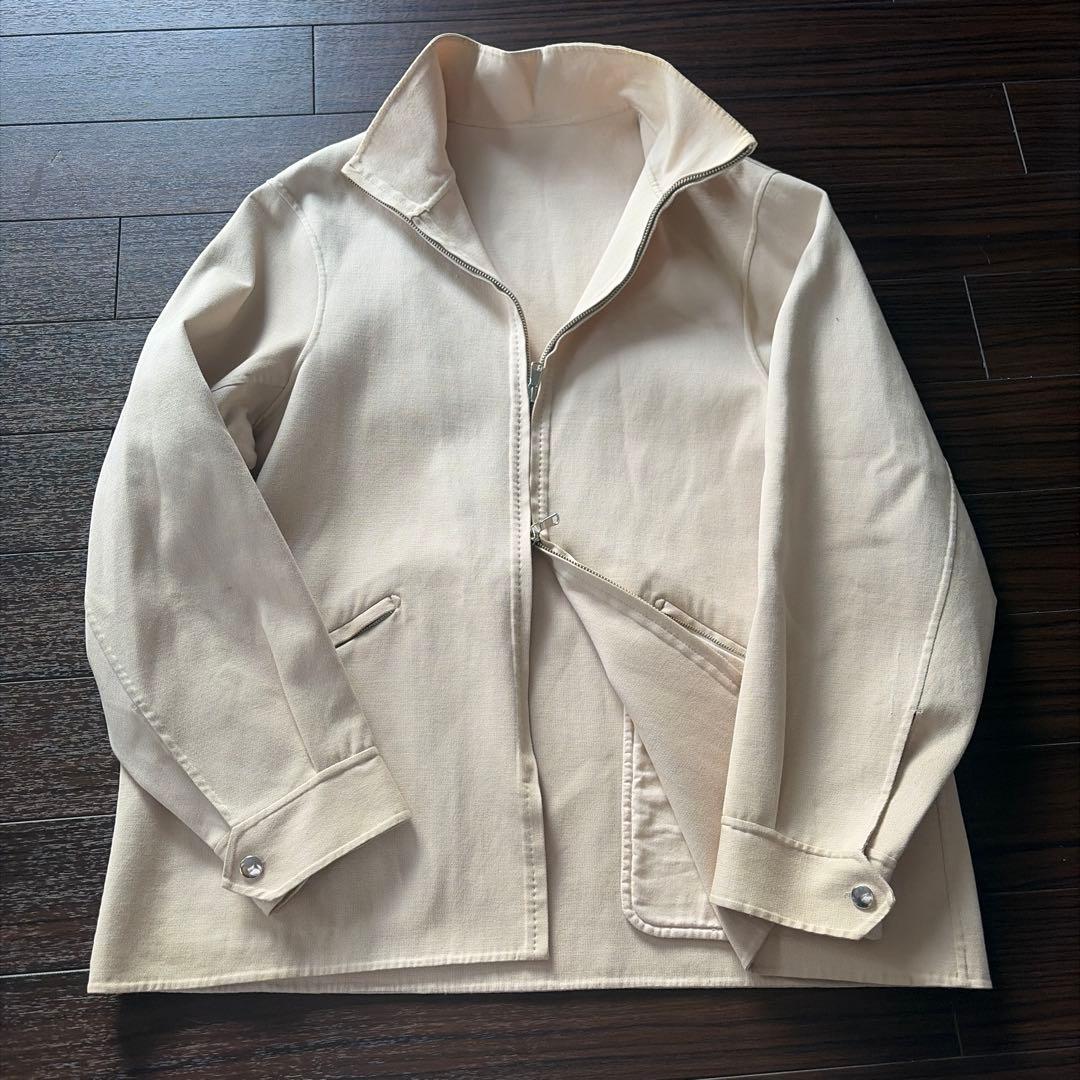 MAATEE & SONS ベージュコットンブルゾン