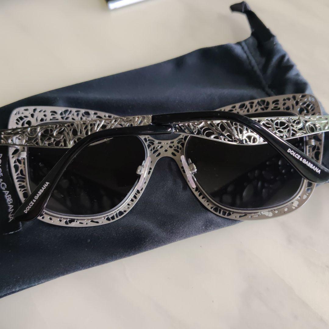 DOLCE & GABBANA レース模様 サングラス