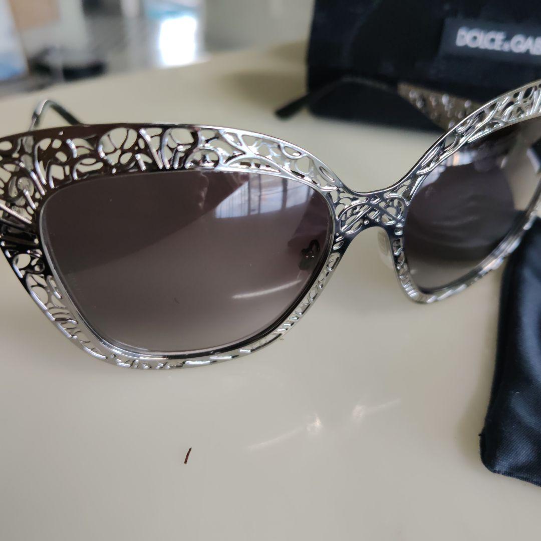 DOLCE & GABBANA レース模様 サングラス