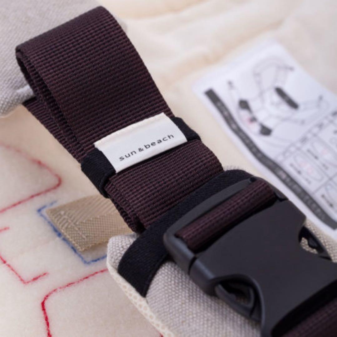 【新品・即日発送 】サンアンドビーチ 抱っこ紐 OM-1 stars-linen