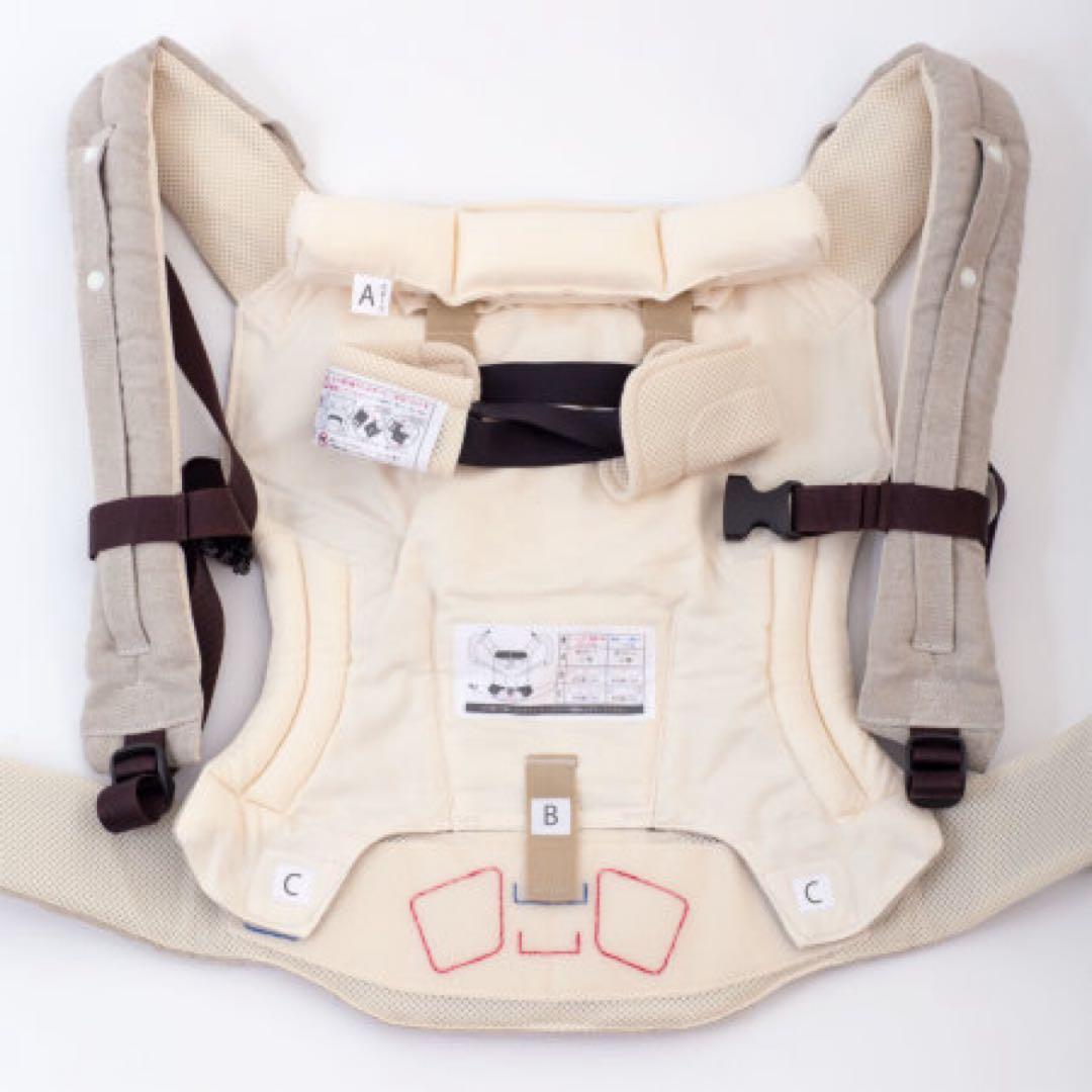 【新品・即日発送 】サンアンドビーチ 抱っこ紐 OM-1 stars-linen