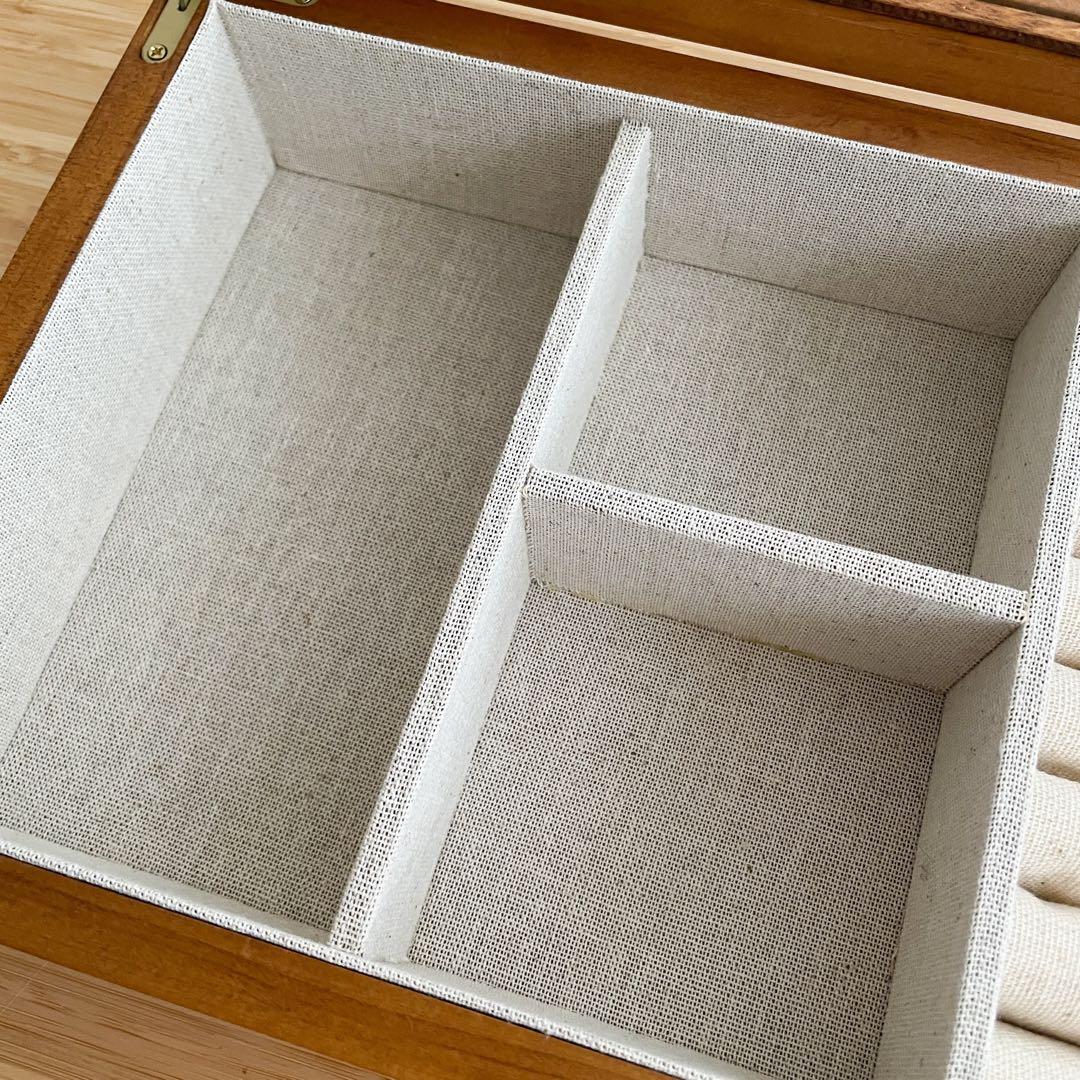 【美品】ZARA  ウッド ジュエリーボックス