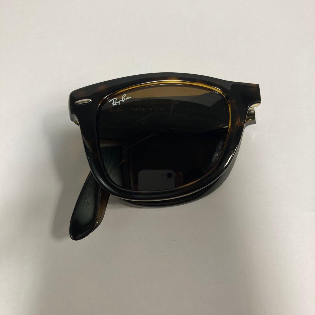 レイバン　RayBan Wayfarer 折り畳み　ブラウン　サングラス　山P