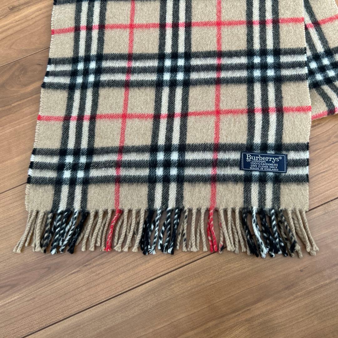 【美品】 バーバリー Burberrys カシミア マフラー