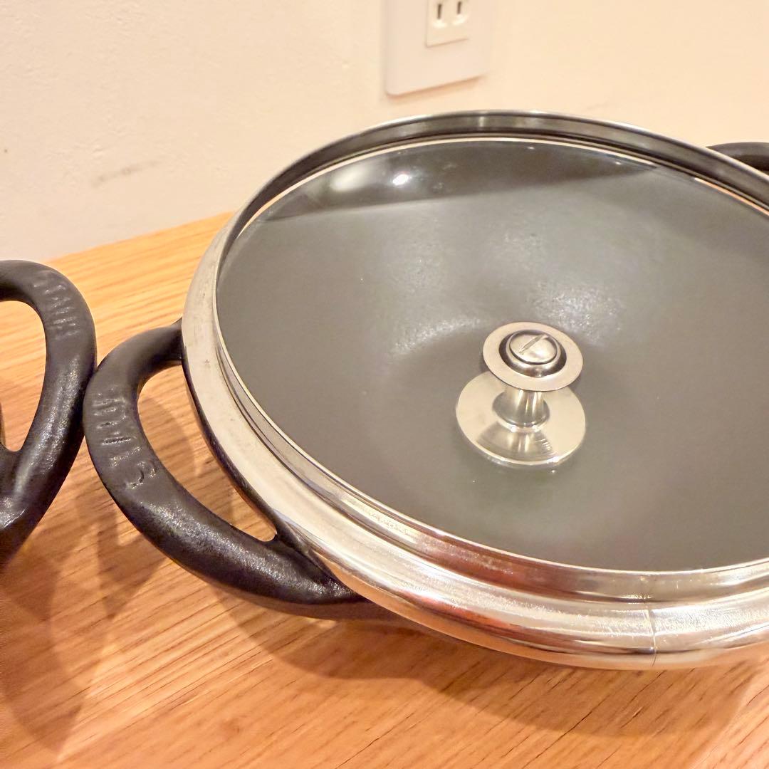 ストウブ Staubベビーウォック 16cm グレイー 鍋 料理 無水 遠赤外線