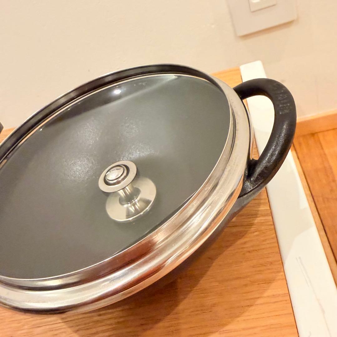 ストウブ Staubベビーウォック 16cm グレイー 鍋 料理 無水 遠赤外線