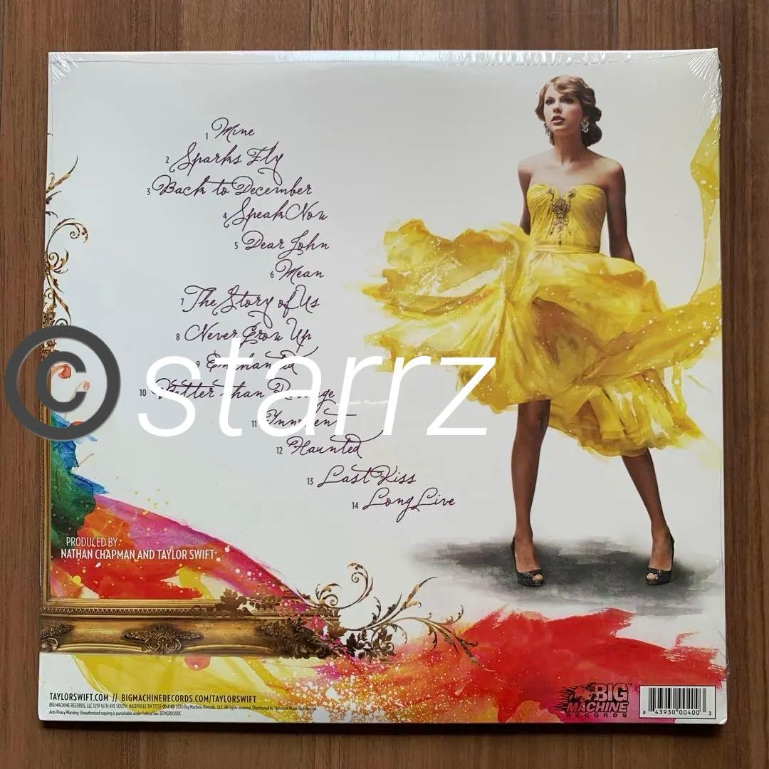 Taylor Swift Speak Now LPレコード US盤 新品未開封1