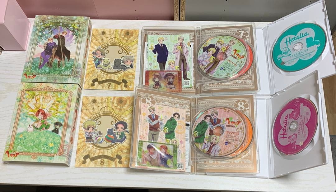 ヘタリア World series DVDアニメイト限定版 全巻セット 8巻