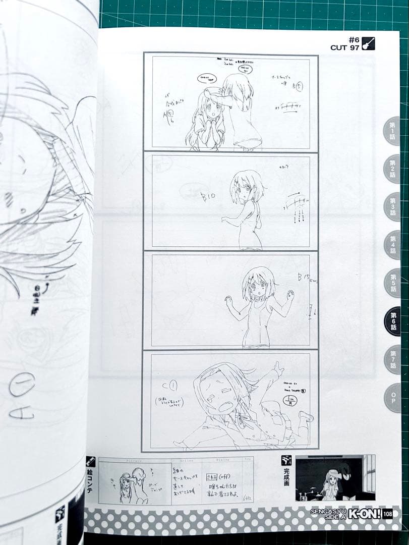 けいおん！ 名場面線画集 SIDE A・B