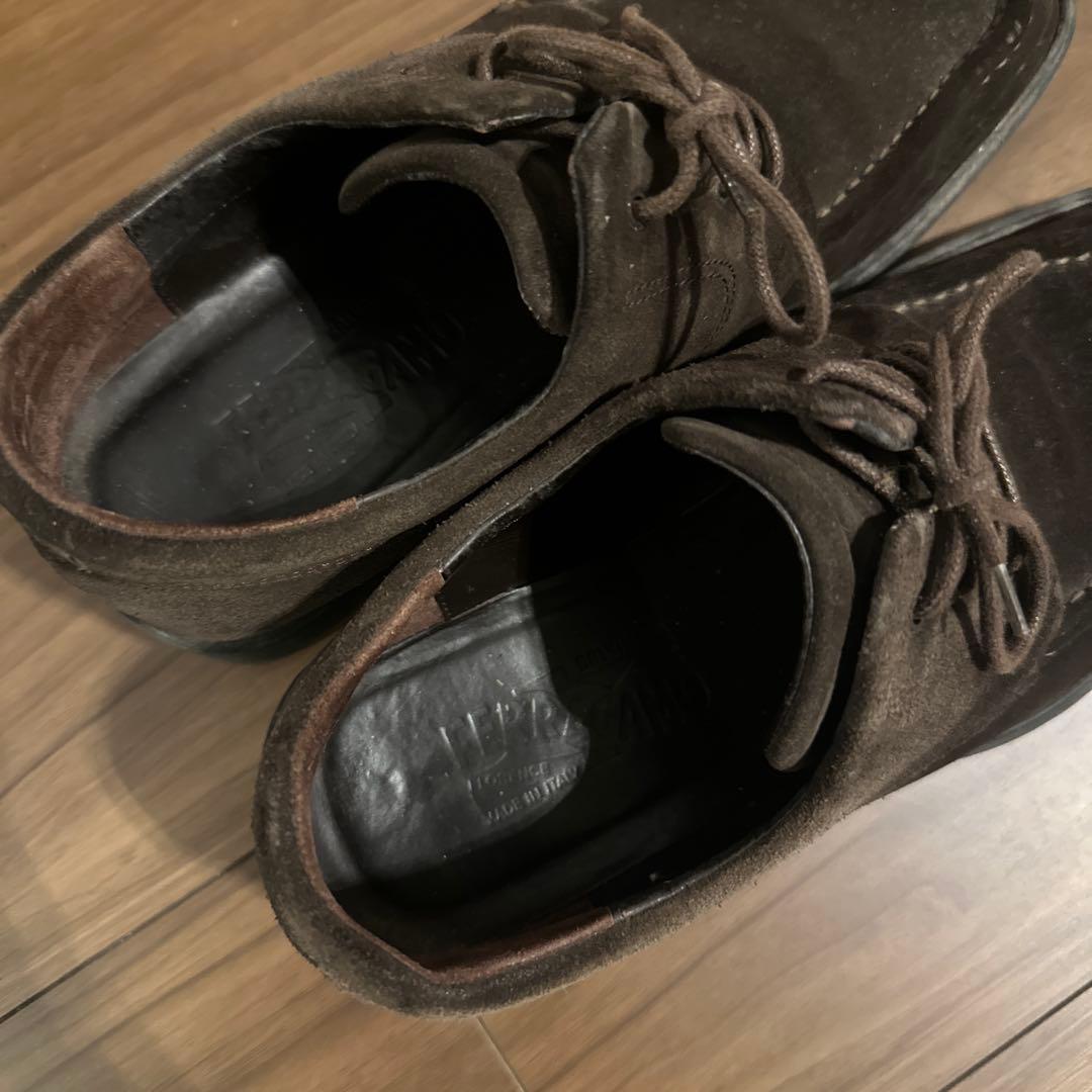 Salvatore Ferragamo スエードスクエアトゥシューズ