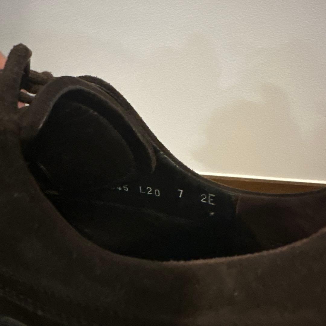 Salvatore Ferragamo スエードスクエアトゥシューズ