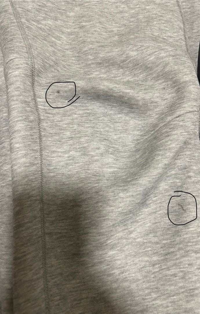 NIKE テックフリース上S下M