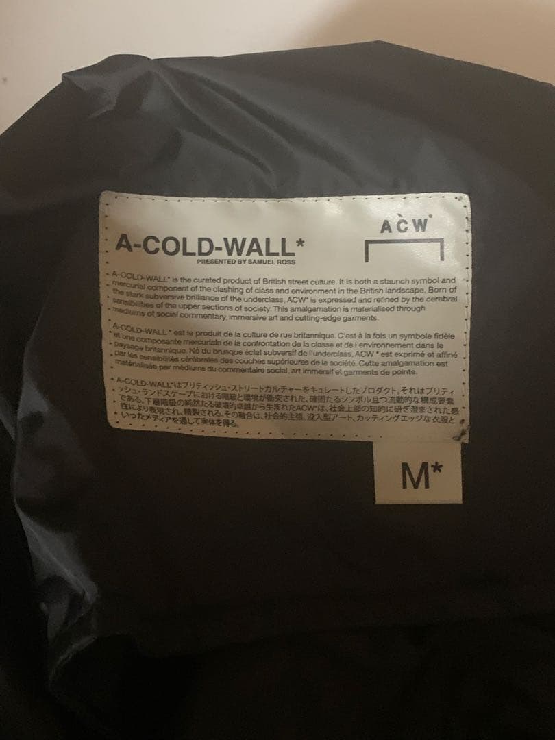 希少 a cold wall ナイロントラックパンツ