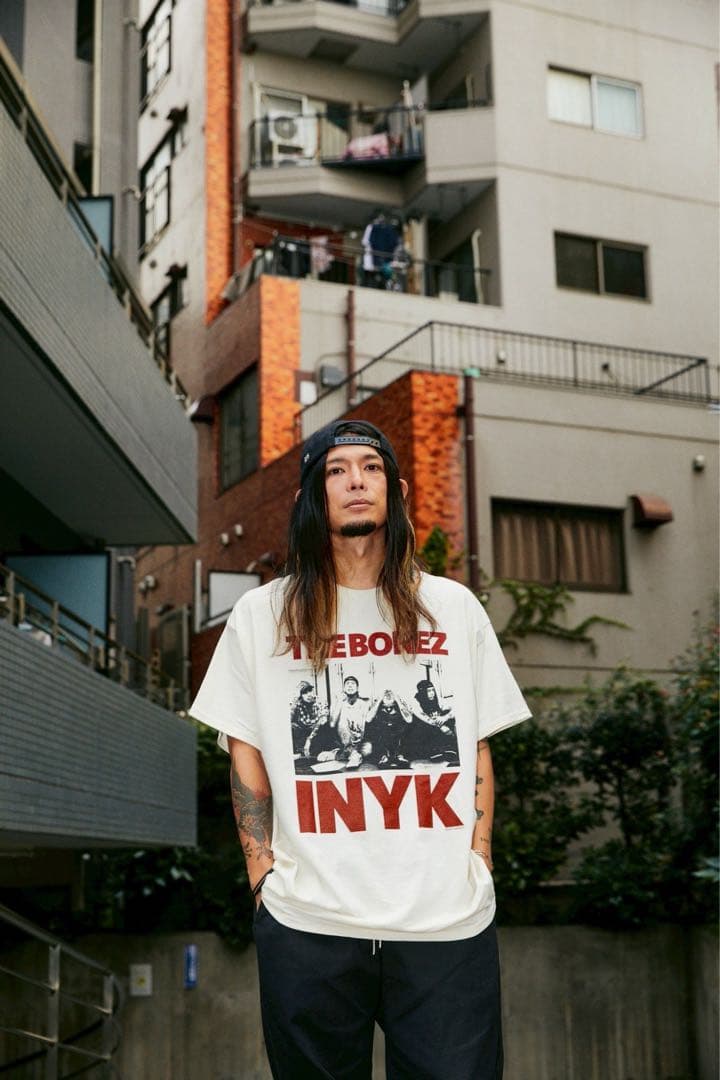 The BONEZ ④ オフホワイト バンT RIZE Jesse RIZE