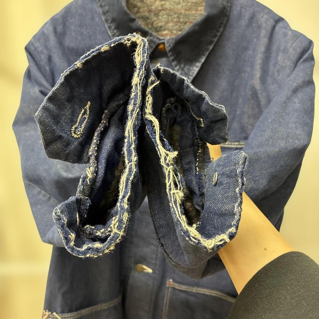 【60s】 Wrangler Blue Bell デニム カバーオール 48