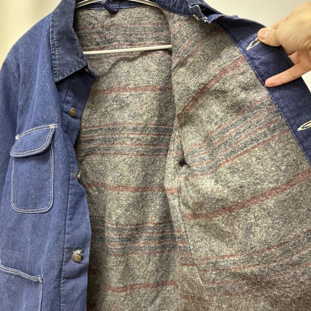 【60s】 Wrangler Blue Bell デニム カバーオール 48