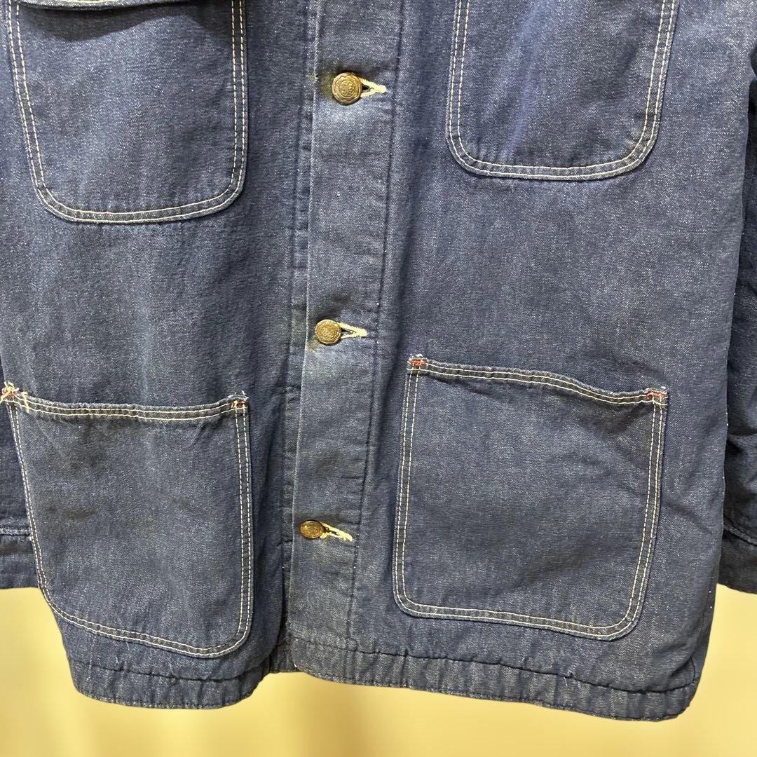 【60s】 Wrangler Blue Bell デニム カバーオール 48