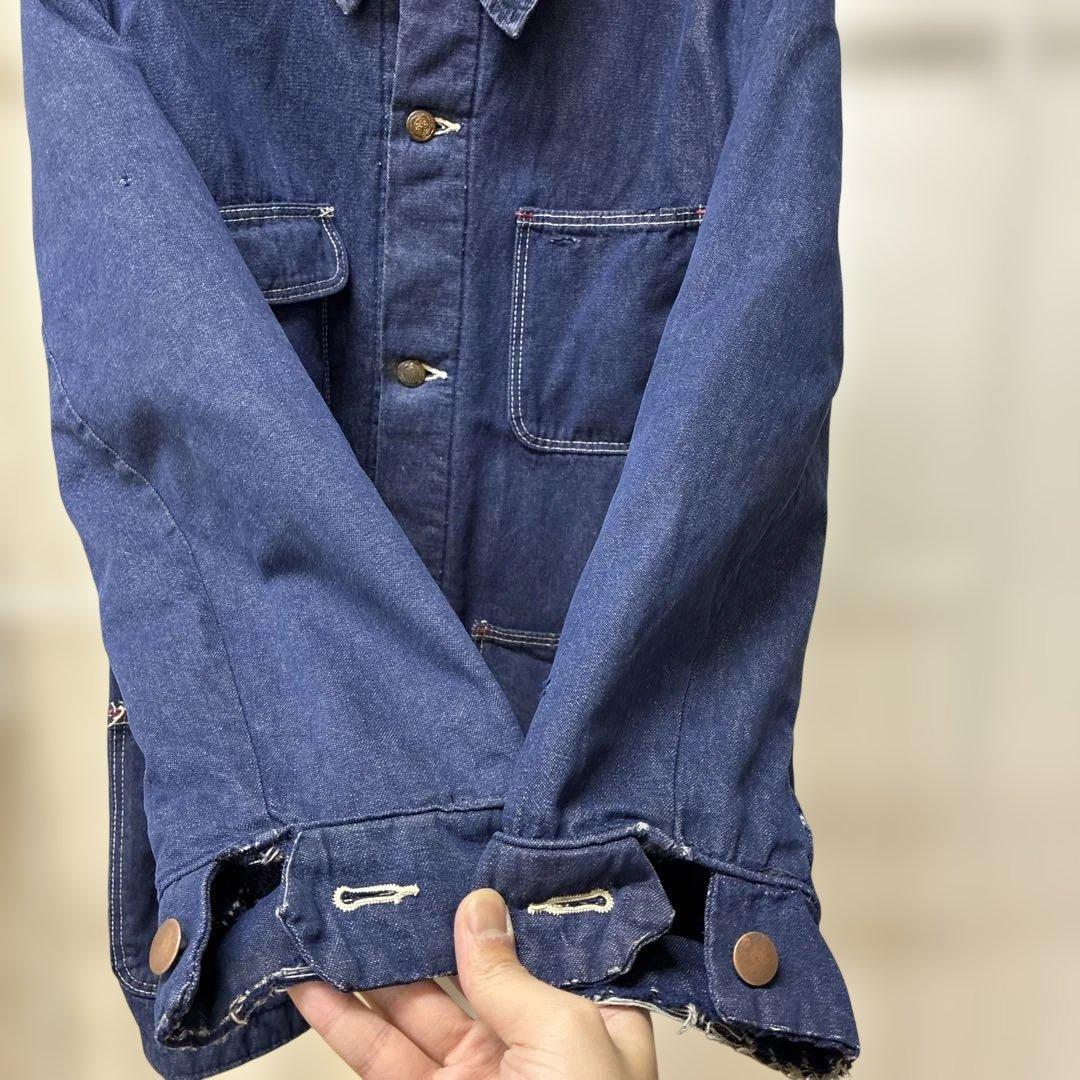 【60s】 Wrangler Blue Bell デニム カバーオール 48