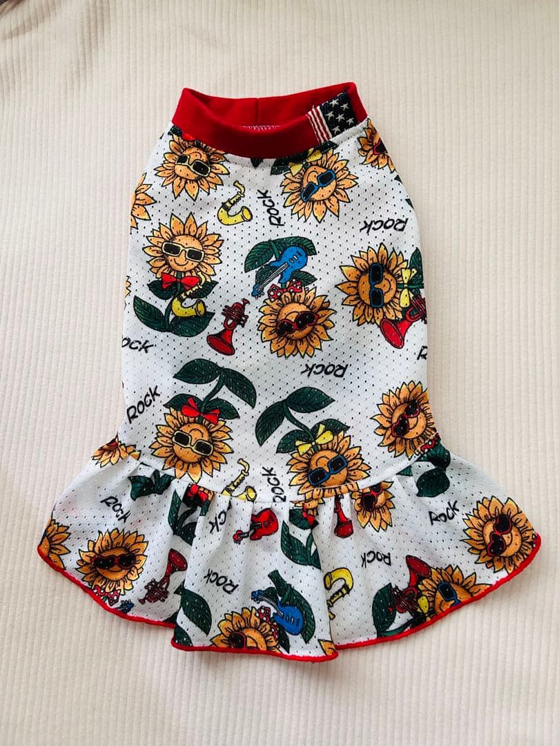 犬服ハンドメイド　タンクトップ(とも)