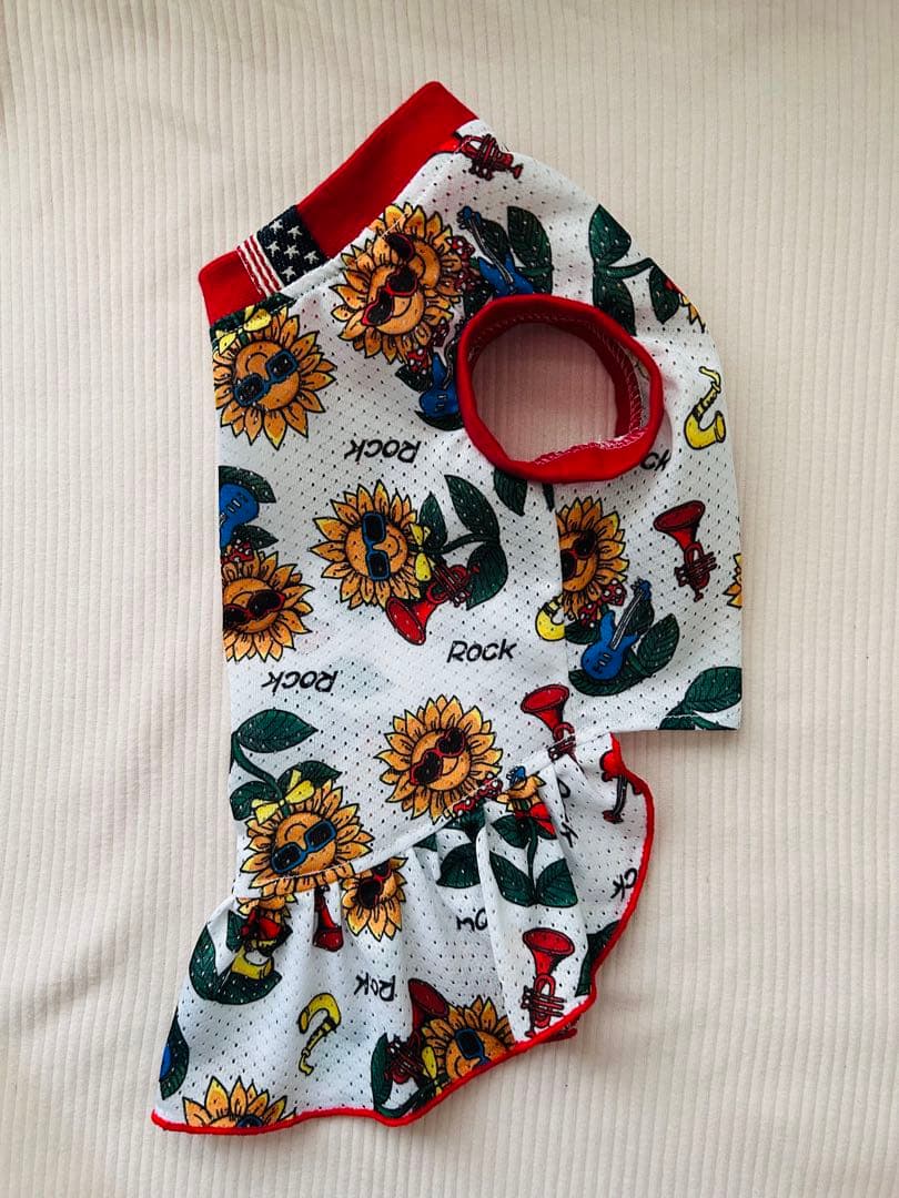 犬服ハンドメイド　タンクトップ(とも)