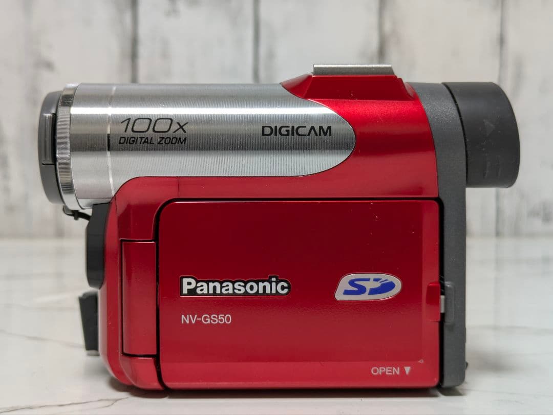 ③ Panasonic　NV-GS50　MiniDV対応　豪華セット　レッド