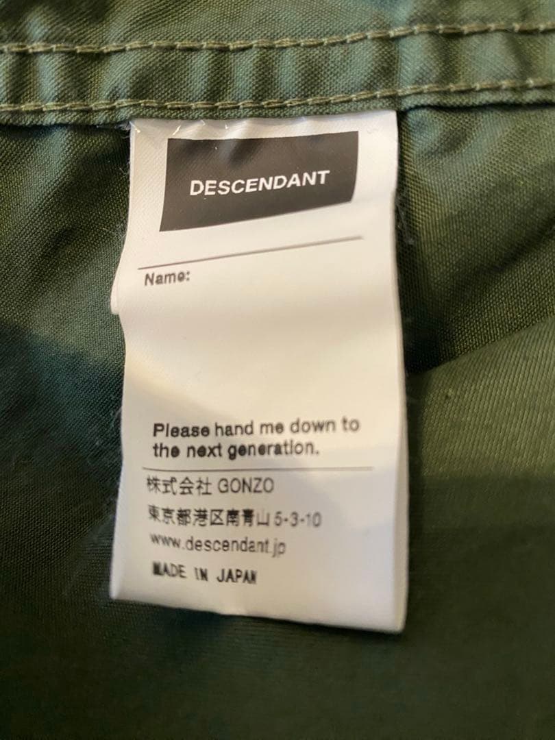 【定価73,700円】Descendant D-65 OXFORD COAT